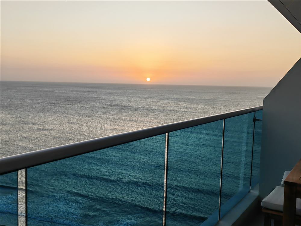 Atardecer desde el balcón