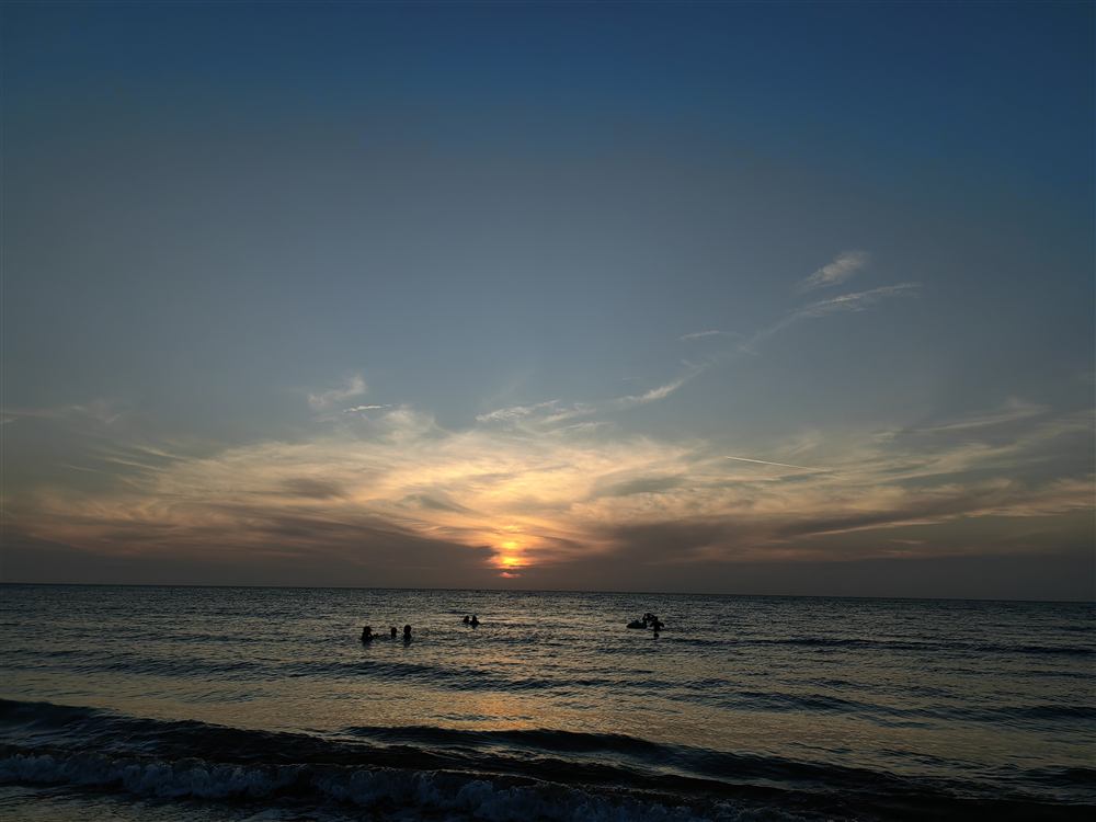Atardecer en la playa